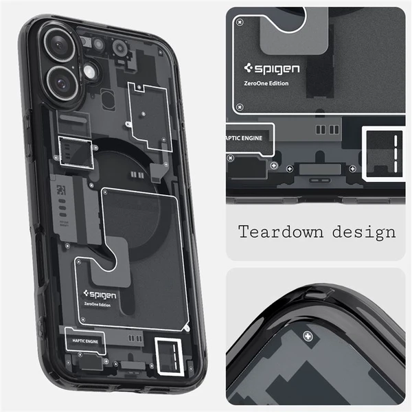 Spigen Ultra Hybrid MagSafe kryt iPhone 16 zero one - Puzdra - Obrázok ed16bc1cfbe94edfbed8dee28c0e3c4a