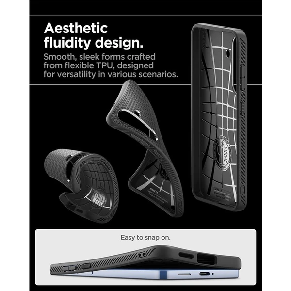 Spigen Liquid Air kryt Samsung Galaxy S25+ čierny - Puzdra - Obrázok ed2f8bf8423544659025f0cfc2c0c2ea