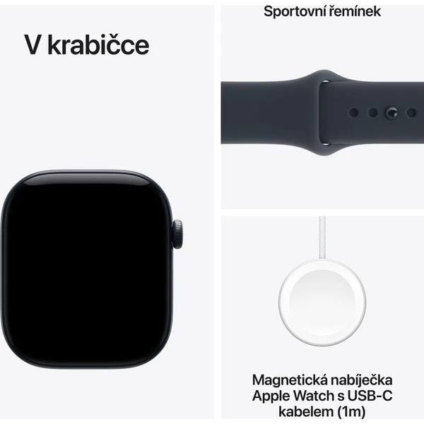 Apple Watch Series 12 Cellular (46mm) Nocně modrá keramika s námořnicky modrým sportovním řemínkem S - Inteligentné hodinky - Obrázok ed49307dc18e4a61972dccc8a5e7e68b