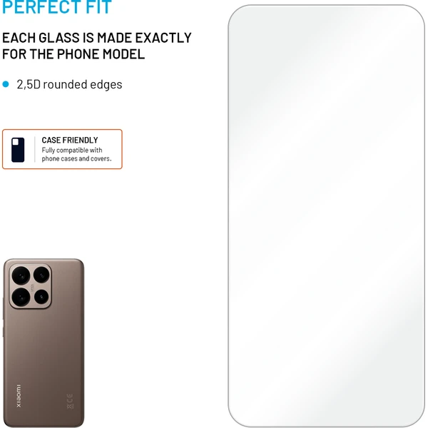 PEVNÉ 2,5D tvrdené sklo Xiaomi 15T Pro priehľadné - Ochranné fólie a sklo - Obrázok ed51f39955a842caae8f7f10e973fc76