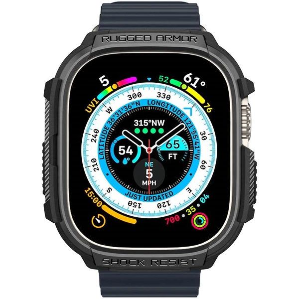 Spigen Rugged Armor kryt Apple Watch Ultra 3/2/1 (49mm) čierny - Puzdra - Obrázok ed5432c65c41421b880829432e531470