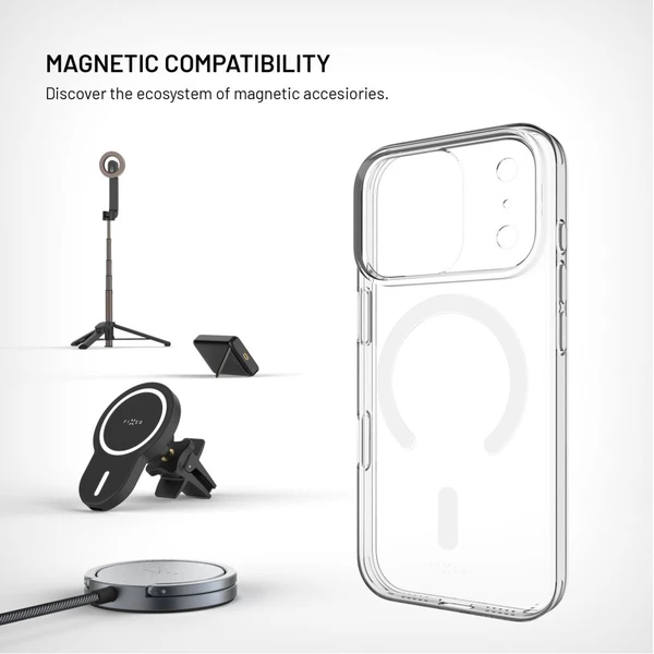 FIXED MagShell ultratenký kryt s MagSafe Apple iPhone 17 Pro číry - Puzdra - Obrázok ed6f67a974f04d64bec7ba4737aa3c02