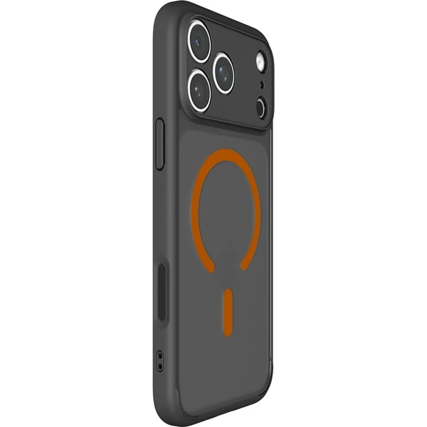 Spigen Ultra Hybrid MagSafe kryt iPhone 18 Pro/17 Pro frost black orange - Puzdra - Obrázok ed7374cc0c84412db369197814ec6b6d
