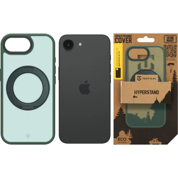 Tactical MagForce Hyperstand kryt Apple iPhone 16e/17e Forest Green - Puzdra - Obrázok edb0151deb2f47d98eade9d518ac792d