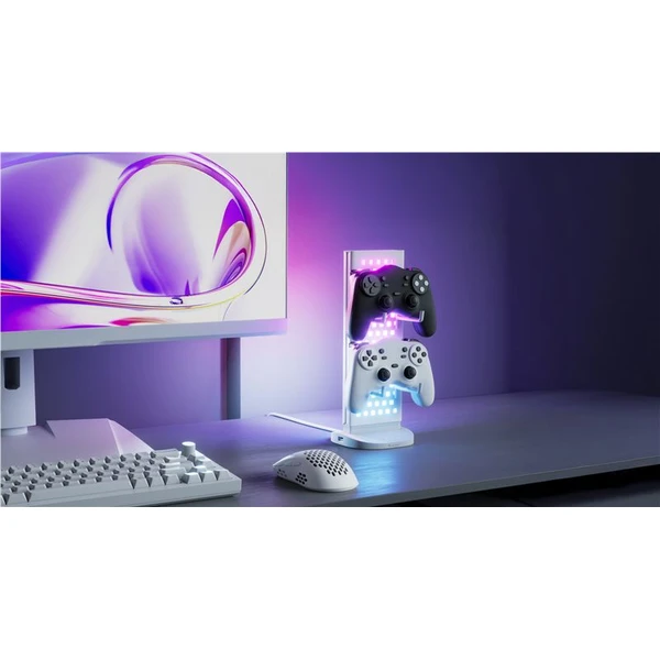 Nanoleaf Pegboard Desk Dock stolová dokovacia stanica biela - Inteligentné osvetlenie - Obrázok ede4a0254a794746afc3e60888bbb1b3