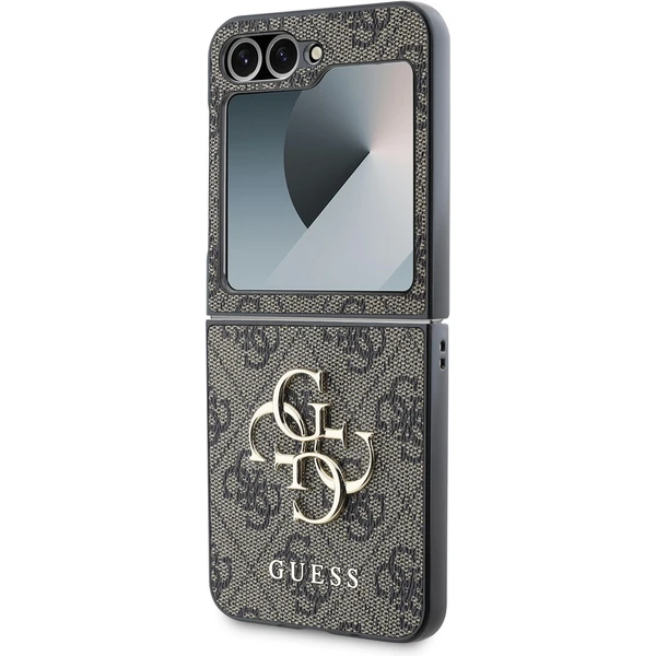 Guess PU 4G Metal Logo kryt Samsung Galaxy Z Flip 6 hnedý - Puzdra - Obrázok ee0f50a770a24201bae33182e1abd638