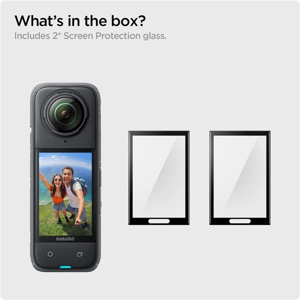 Spigen Glass tR Slim tvrdené sklo pre Insta 360 X4 čierne (2 ks) - Ochranné fólie a sklo - Obrázok ee1264e160954666b822d018770cac20