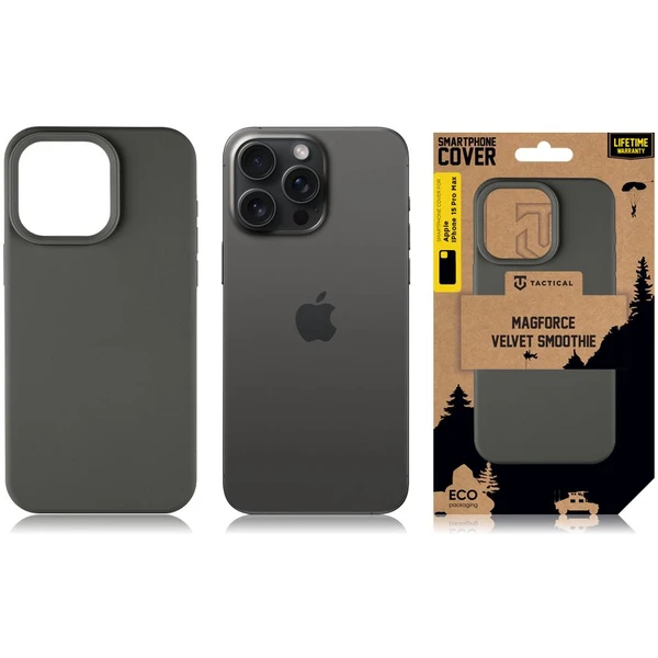 Tactical MagForce Velvet Smoothie Kryt pre Apple iPhone 15 Pro Max Bazooka - Puzdra - Obrázok ee163fd58f194fd0a65d208f866c98f6