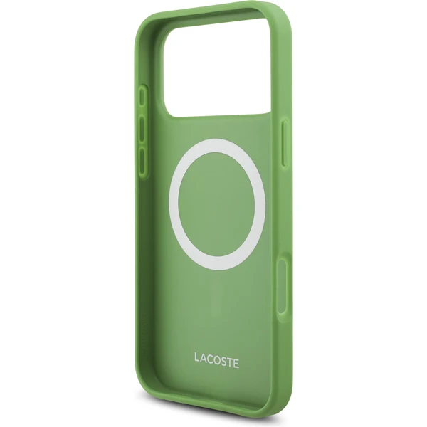 Lacoste Iconic Petit Pique MagSafe kryt + peňaženka iPhone 17 Pro Max zelený - Puzdra - Obrázok ee38e436c3dd4006adecd7c57723d48c