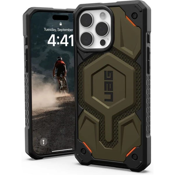 UAG Monarch Pro Magsafe Kevlar kryt iPhone 16 Pro Max zelený - Puzdra - Hlavný obrázok