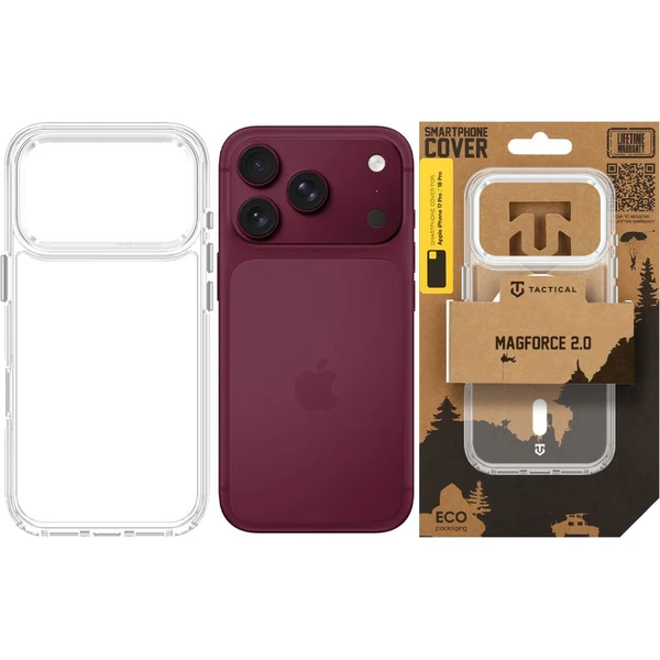 Tactical MagForce 2.0 Kryt pre Apple iPhone 17 Pro/18 Pro  Silver - Puzdra - Obrázok ee4cf575f68048ae971d37dab8c33114