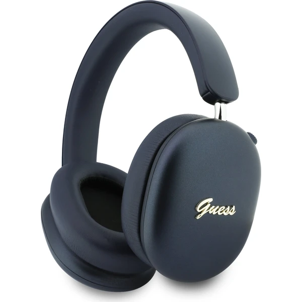 Guess Metallic Finish Gold Script Logo ENC Bezdrôtová Slúchadlá Navy - Slúchadlá - Hlavný obrázok