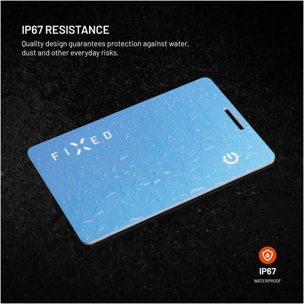 FIXED Tag Card 2 smart tracker s Find My a bezdrôtovým nabíjaním, modrý - Lokátory - Obrázok eea902a826874656856215ca97012043