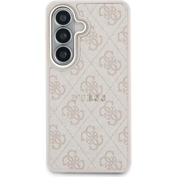 Guess PU Leather 4G Gold Frame Magnetický kryt Samsung Galaxy S26+ ružový - Puzdra - Obrázok eeacca841e52435e8b2975c2f01b0161