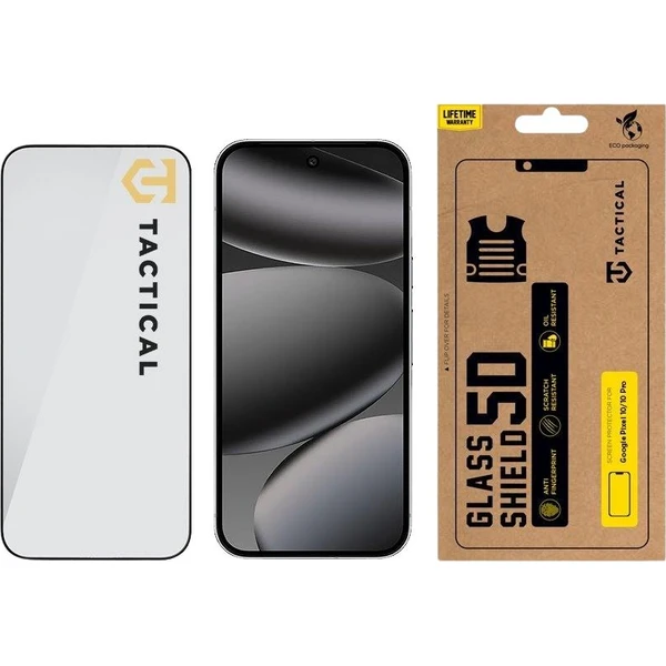 Tactical Glass Shield 5D sklo pre Google Pixel 10/10 Pre čiernych - Ochranné fólie a sklo - Obrázok eedad2d7f9404caa90e455f034ce5a4a
