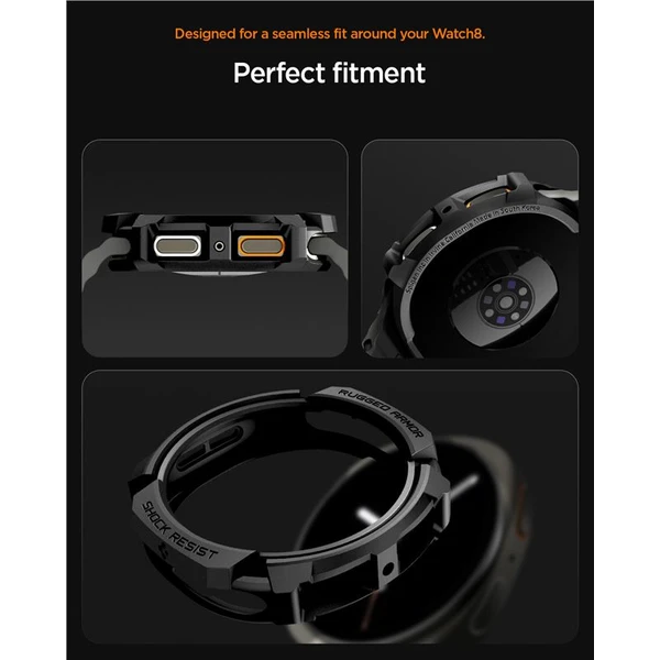 Spigen Rugged Armor kryt Galaxy Watch8 (40mm) matne čierny - Puzdra - Obrázok eeefb813a1ff493eadbe9e4f6067f73e