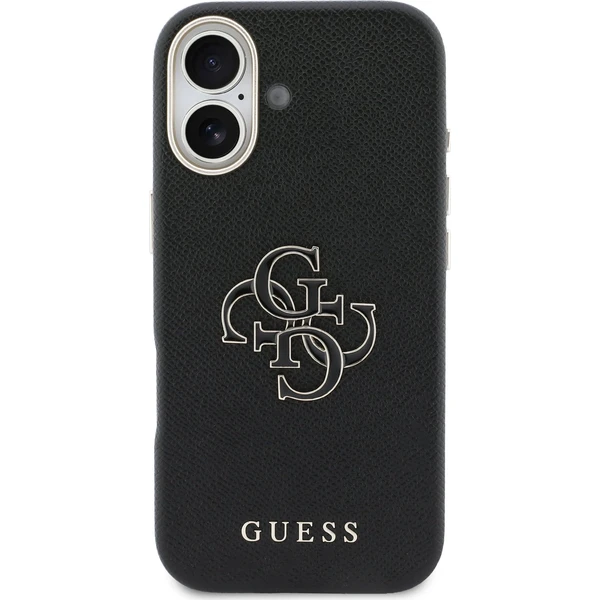 Guess PU Resin Logo kryt iPhone 17 čierny - Puzdra - Obrázok ef2d56d98fb34ab6a8c5ed4bae3d4cf1