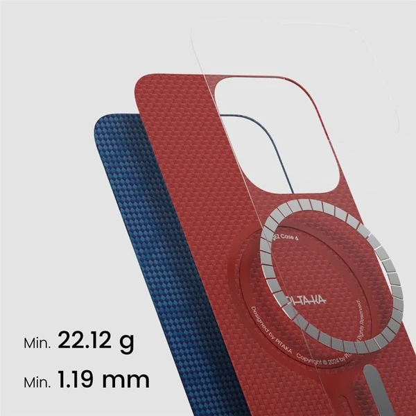 Pitaka Tactile Woven Case kryt iPhone 16 Pre Max PTK Dark Blue - Puzdra - Obrázok ef3f189f36944365b24555170e4d442d