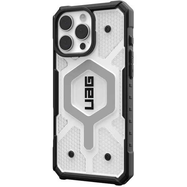 UAG Pathfinder Clear Magsafe kryt iPhone 16 Pro Max biely - Puzdra - Obrázok ef5ec218d4d347bf91727f6d916fa523