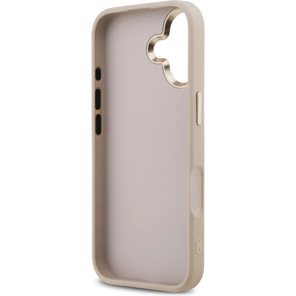 Guess PU Leather 4G Metal Logo Gold Frame MagSafe kryt iPhone 17 ružový - Puzdra - Obrázok ef649a737fd5487aaf0cf2466a62970c