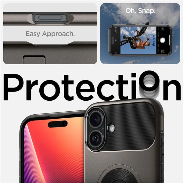 Spigen Slim Armor MagSafe kryt iPhone 16 gunmetal - Puzdra - Obrázok ef7ebbd0ff9245ebb47355cb8432e018