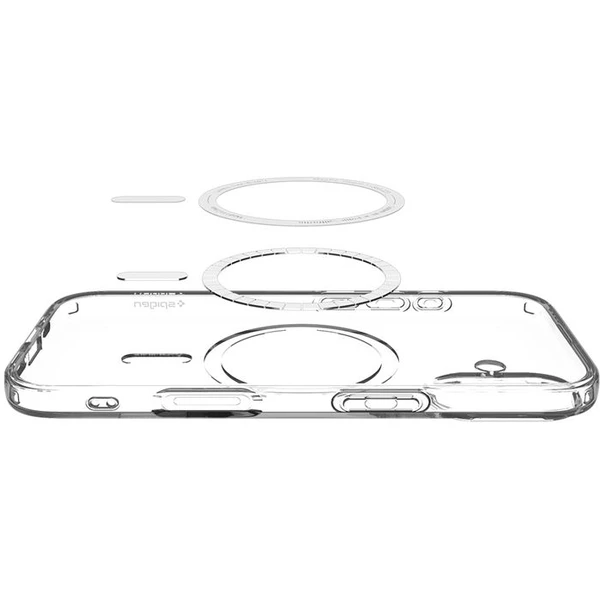 Spigen Liquid Crystal MagSafe kryt iPhone 17 clear white - Puzdra - Obrázok efa5f66a8be04218bc6c85bedebe1a7e