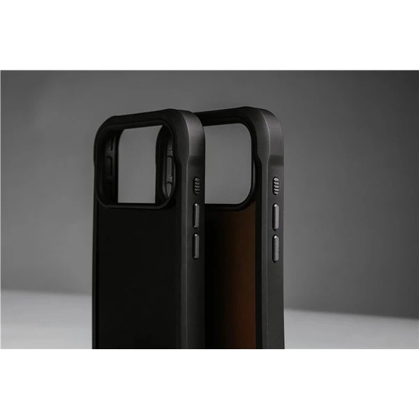 Nomad Rugged Leather Case (Horween) MagSafe kožený kryt iPhone 17 Pro Max Rustic Brown - Puzdra - Obrázok efb260d8fb904190a9be64a71b54137b