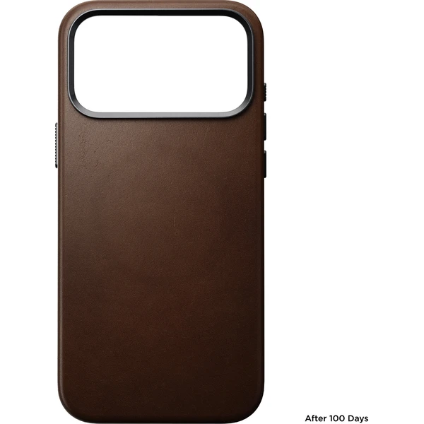 Nomad Traditional Leather MagSafe kožený kryt iPhone 18 Pro Max Brown - Puzdra - Obrázok efb32a40c5ca486da64c11c7865e25a5