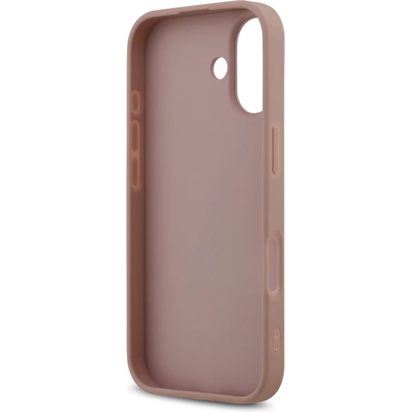 Guess PU Fixed Glitter 4G Metal Logo kryt iPhone 17 ružový - Puzdra - Obrázok efc588dd76684c41be310853043f67c7