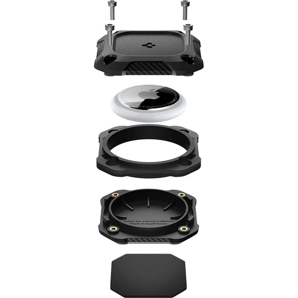 Spigen Tough Armor IP67 vodotesné puzdro pre Apple AirTag čierne (4 ks) - Puzdra - Obrázok f011cd96b03043248af4f60f1b733857