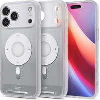 Spigen Ultra Hybrid MagSafe kryt iPhone 17 Pro Max classic silver - Puzdra