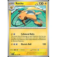 Raichu (TEF 052) - Temporal Forces [Holo] - Kusové karty