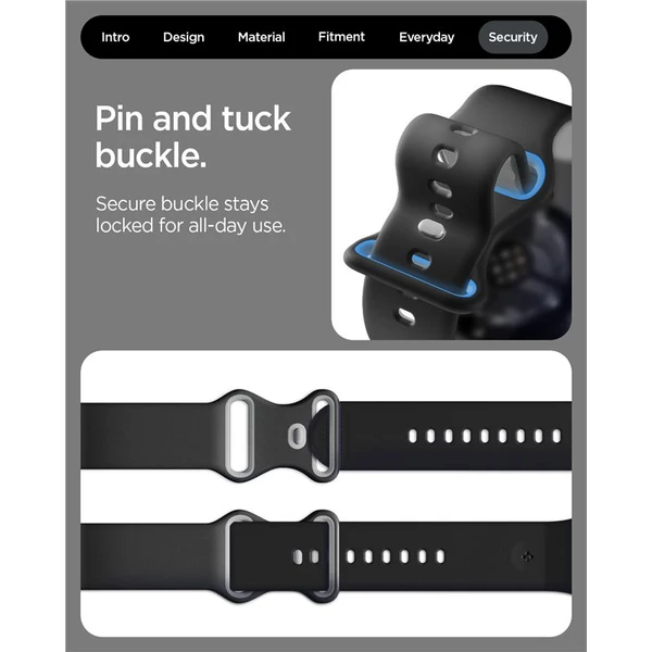 Spigen Nano Pop Band remienok Google Pixel Watch 4/3 (45mm) čierny - Remienky - Obrázok f091f97205ab4b1aaf32c3fda739d1d7