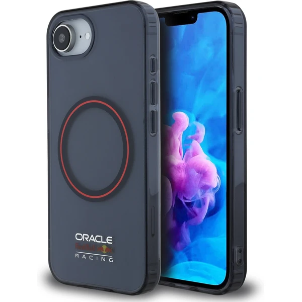Oracle Red Bull Racing PC/TPU červený krúžok MagSafe kryt iPhone 17e/16e modrý - Puzdra - Hlavný obrázok