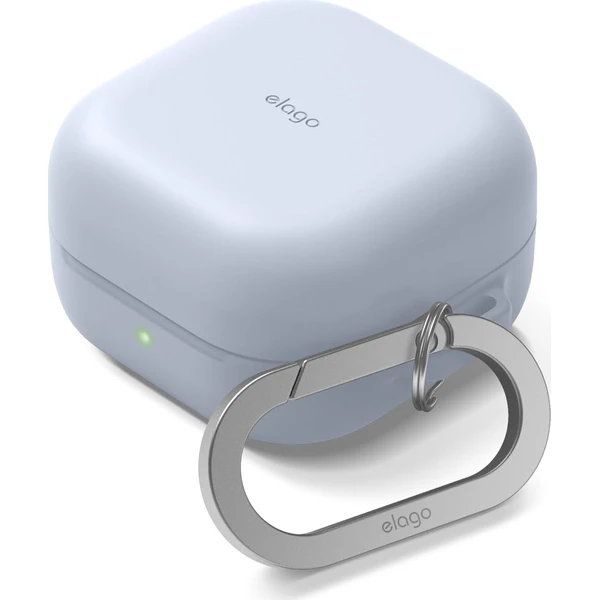 ELAGO Silicone Hang Case pouzdro pro Samsung Galaxy Buds4/Buds4 Pro světle modré - Puzdra - Hlavný obrázok