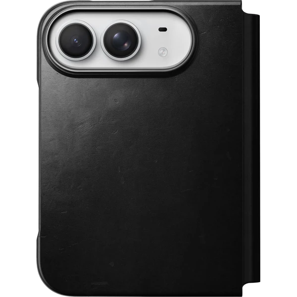 Nomad Traditional Leather Folio (Horween) MagSafe kožené puzdro iPhone Duo čierne - Puzdra - Obrázok f0bd4702b8894e859d42589a95c370fa