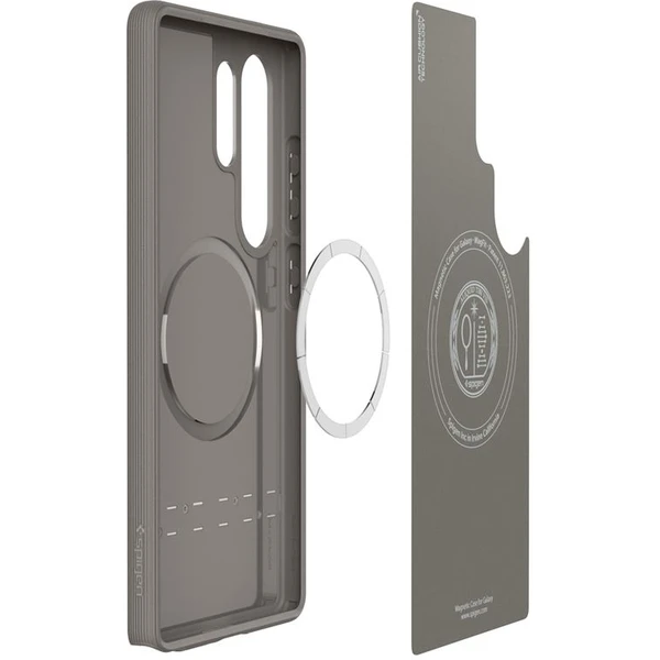 Spigen Parallax MagSafe kryt Samsung Galaxy S25 Ultra sivý - Puzdra - Obrázok f0bdafb2cddc4e9bb52c803f126c13d4