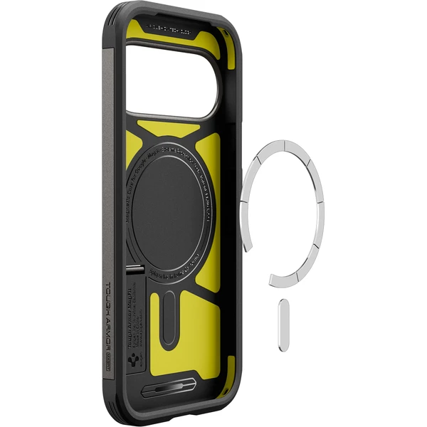 Spigen Tough Armor MagSafe, gunmetal - Google Pixel 11 - Puzdra - Obrázok f0d086ee767e4edf88bc9d55ee9110ea
