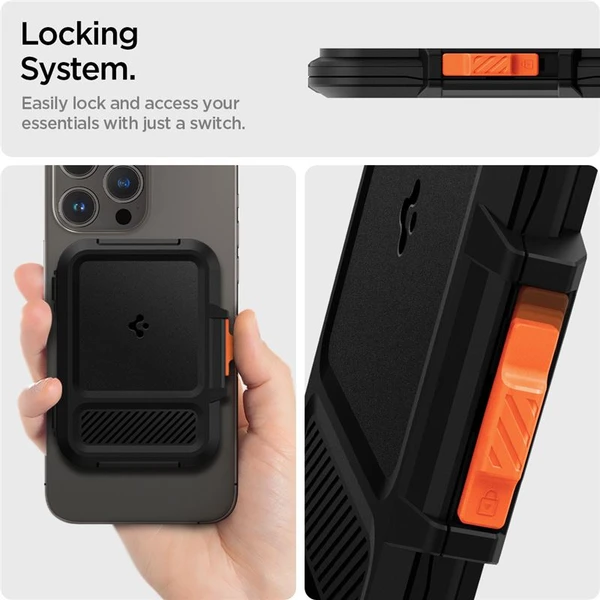 Spigen Lock Fit MagSafe Wallet peňaženka čierna - Peňaženky - Obrázok f0ec492b687c47e3a613197a4150d238
