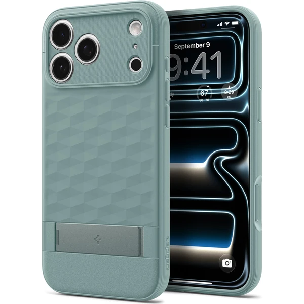 Spigen Parallax S MagSafe kryt iPhone 18 Pro/17 Pro sage green - Puzdra - Hlavný obrázok