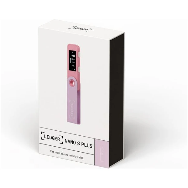 Ledger Nano S Plus krypto peňaženka (Android/MacOS/Windows/Ubuntu) pastelovo ružová - Krypto peňaženky - Obrázok f0f3e01e5dc545f3aba06660ebbd9f4b