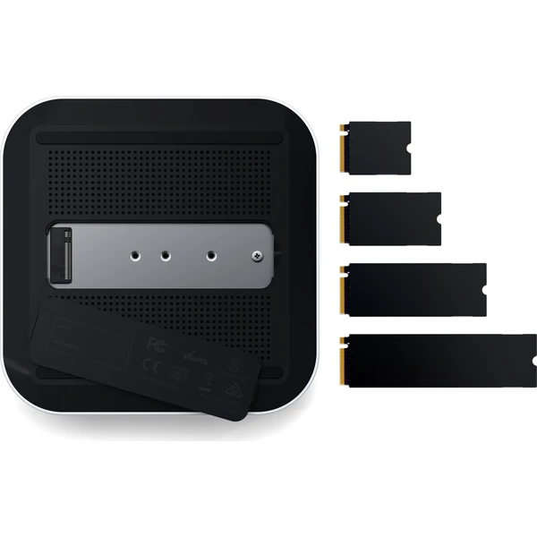 Satechi Thunderbolt 5 CubeDock s SSD Enclosure dokovacia stanica (140W) strieborná - Dokovacie stanice - Obrázok f12a5cdd867848ab807f5ecf45bc0213