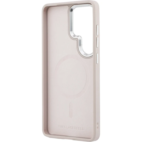 Karl Lagerfeld PU RSG Logo Magnetický kryt Samsung Galaxy S26 Ultra ružový - Puzdra - Obrázok f157c58749804a2782a9810ac0d729e4