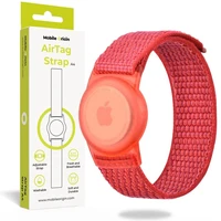 Mobile Origin AirTag Strap nylonový remienok červený - Náramky