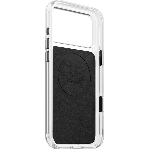 Nomad Clear Leather (Horween) MagSafe kryt iPhone 18 Pro Max Black - Puzdra - Obrázok f1b43257fae8485ebafed37f795d8982