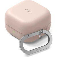 ELAGO Silicone Hang Case pouzdro pro Samsung Galaxy Buds4/Buds4 Pro světle růžové - Puzdra