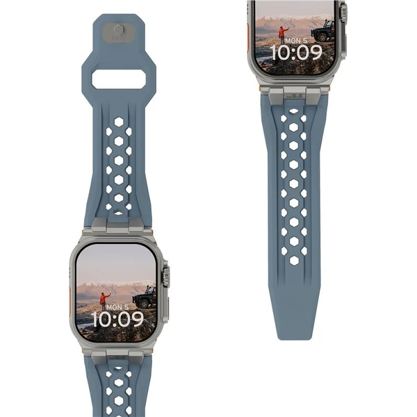UAG Monarch Strap remienok Apple Watch 49/46/45/44/42mm modrý/titán - Remienky - Obrázok f1e09859cf044f9f8dd689bb3b0d98a2