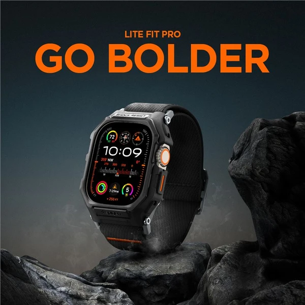 Spigen Lite Fit Pro remienok Apple Watch Ultra 3/2/1 (49mm) matne čierny - Remienky - Obrázok f200dbe41f9c48379998ded84c59ff7a