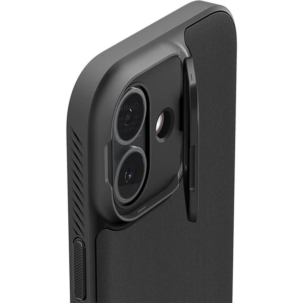 Spigen Optik Armor MagSafe kryt iPhone 17 black - Puzdra - Obrázok f208f7562cf64b1690e338441a6c050d