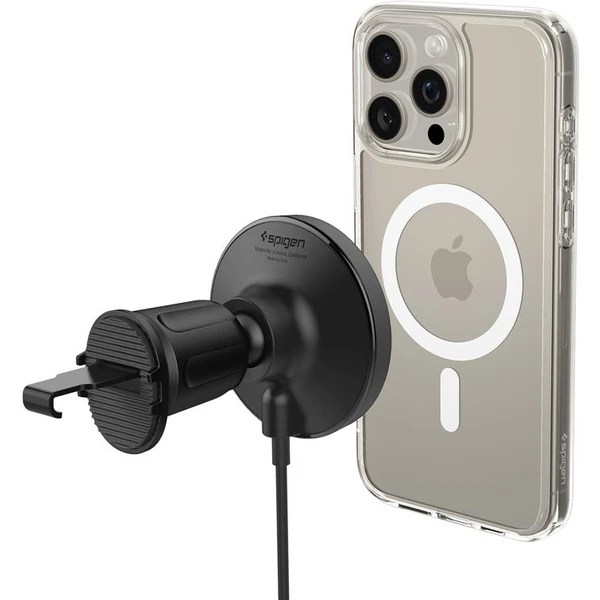 Spigen OneTap Pro 4 Airvent Hook Qi2 MagSafe držiak do mriežky ventilácie s nabíjaním čierny - Držiaky - Obrázok f20abf4d627d4f19a375e229359bb08e